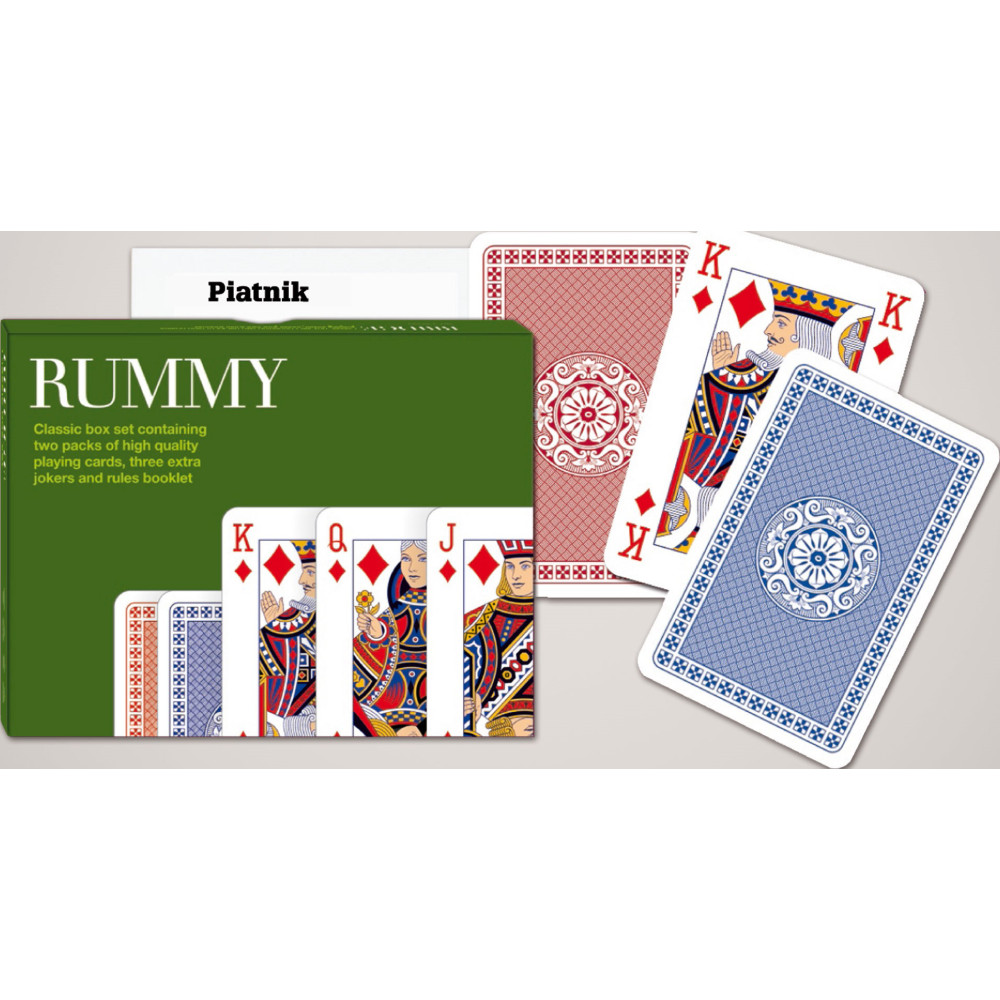 Produktbild för Spelkort Rummy Piatnik