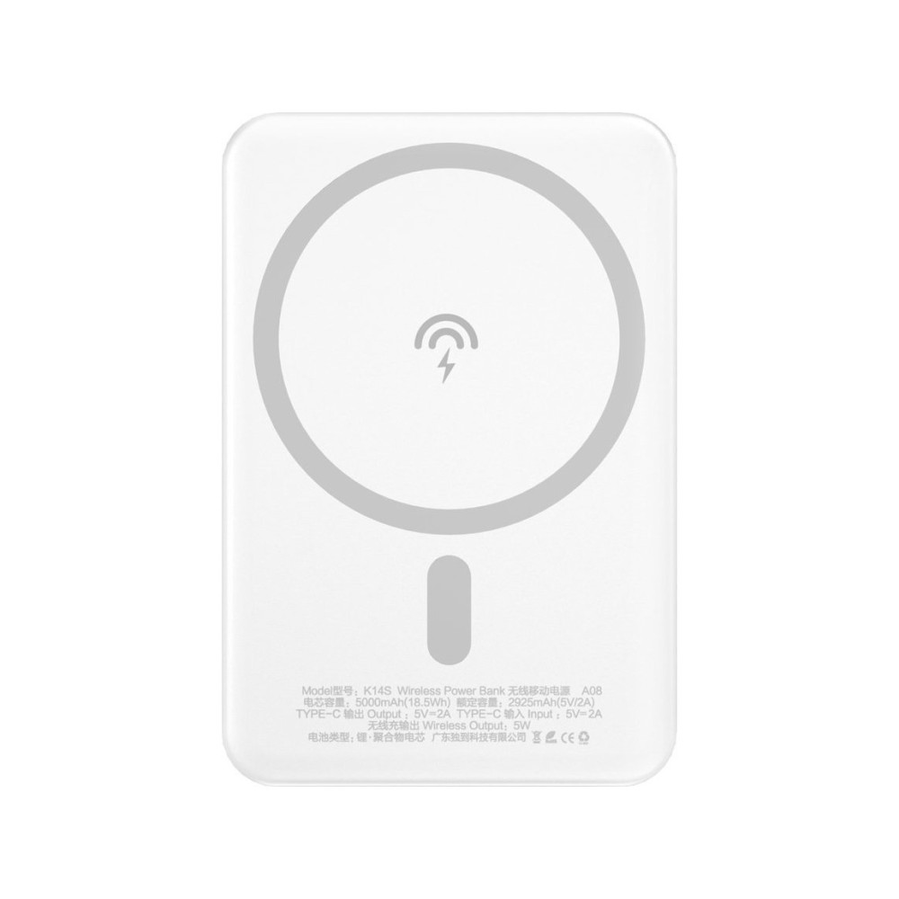 Produktbild för Dudao K14S USB-C / MagSafe trådlös powerbank 20W 5000mAh