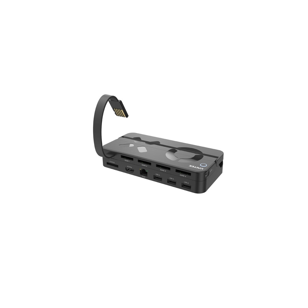 Produktbild för Unitek - dockningsstation - USB / USB-C - HDMI - 1GbE