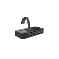 Produktbild för Unitek - dockningsstation - USB / USB-C - HDMI - 1GbE