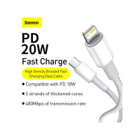 Produktbild för Baseus CATLGD-02, 1 m, Lightning, USB C, Hanstik, Hanstik, H...