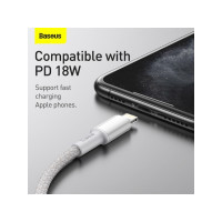Produktbild för Baseus CATLGD-02, 1 m, Lightning, USB C, Hanstik, Hanstik, H...