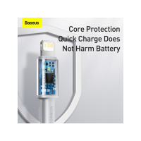 Produktbild för Baseus CATLGD-02, 1 m, Lightning, USB C, Hanstik, Hanstik, H...
