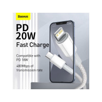 Produktbild för Baseus CATLGD-02, 1 m, Lightning, USB C, Hanstik, Hanstik, H...