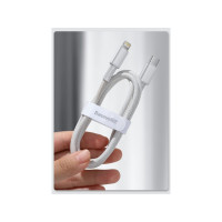 Produktbild för Baseus CATLGD-02, 1 m, Lightning, USB C, Hanstik, Hanstik, H...