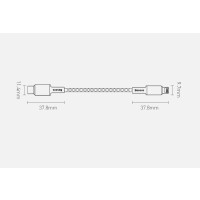 Produktbild för Baseus CATLGD-02, 1 m, Lightning, USB C, Hanstik, Hanstik, H...