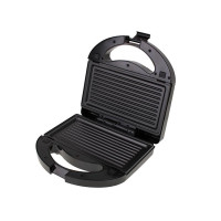 Produktbild för Mesko MS 3045 - smörgåsgrill/våffeljärn/grill - silver/svart