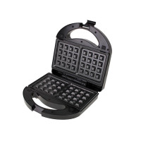 Produktbild för Mesko MS 3045 - smörgåsgrill/våffeljärn/grill - silver/svart