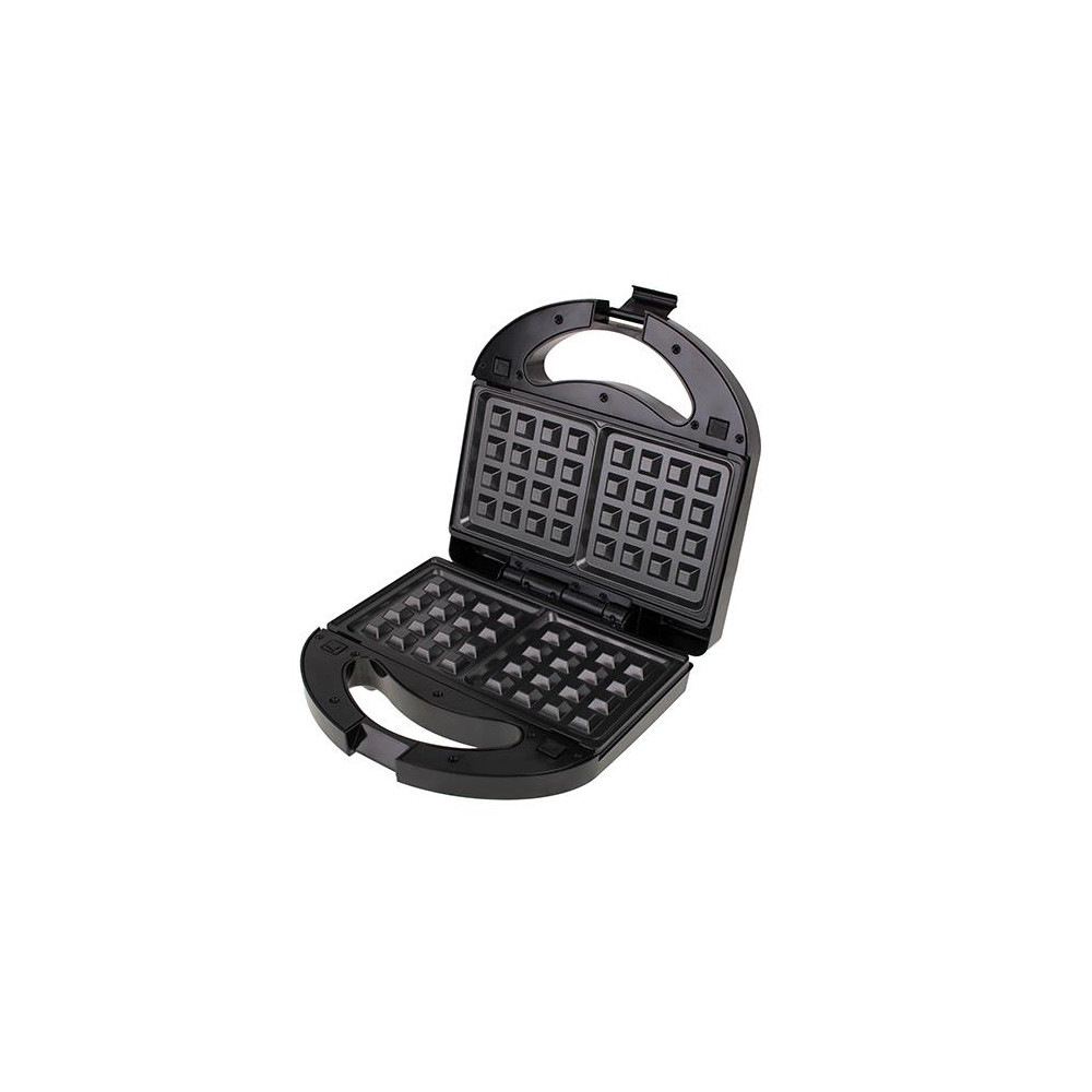 Produktbild för Mesko MS 3045 - smörgåsgrill/våffeljärn/grill - silver/svart