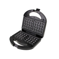 Produktbild för Mesko MS 3045 - smörgåsgrill/våffeljärn/grill - silver/svart