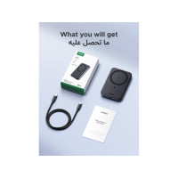 Produktbild för Ugreen trådlös powerbank - magnetisk - Li-Ion - USB-C - 20 Watt