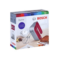 Produktbild för Bosch MFQ40304 - handmixer - röd diamant/silver