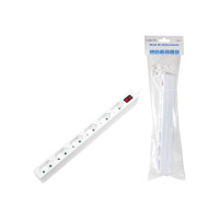 Produktbild för LogiLink - Slim - effektband - 3400 Watt