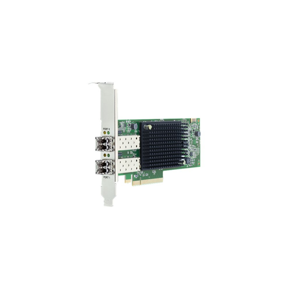 Produktbild för Emulex LPE35002-M2 - värdbussadapter - PCIe 4.0 x8 - 32Gb Fibre Channel Gen 7 (Short Wave) x 2