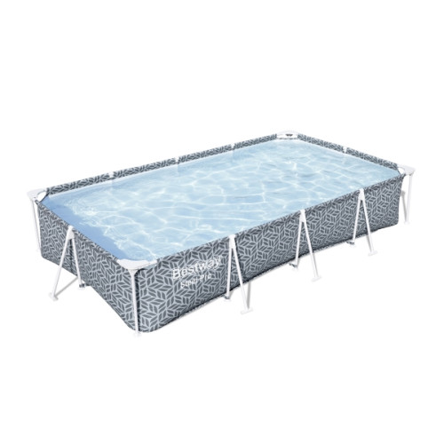 Bestway Bestway 561FT, 4000 l, Pool med ram, Barn och vuxen, Grå, 19...