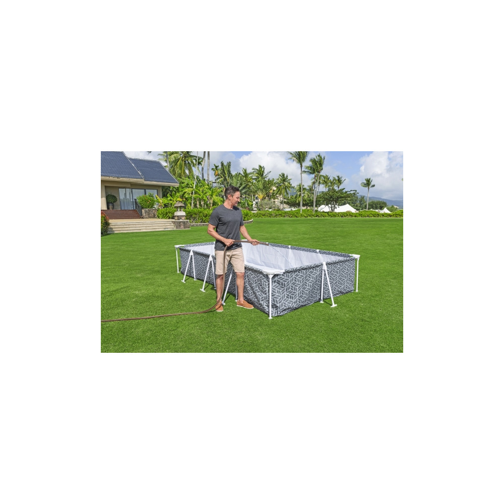 Produktbild för Bestway 561FT, 4000 l, Pool med ram, Barn och vuxen, Grå, 19...