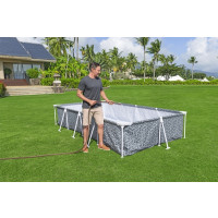 Produktbild för Bestway 561FT, 4000 l, Pool med ram, Barn och vuxen, Grå, 19...