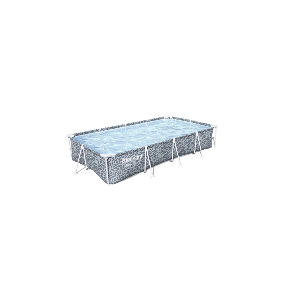 Produktbild för Bestway 561FT, 4000 l, Pool med ram, Barn och vuxen, Grå, 19...