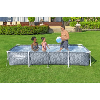 Produktbild för Bestway 561FT, 4000 l, Pool med ram, Barn och vuxen, Grå, 19...