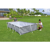 Produktbild för Bestway 561FT, 4000 l, Pool med ram, Barn och vuxen, Grå, 19...