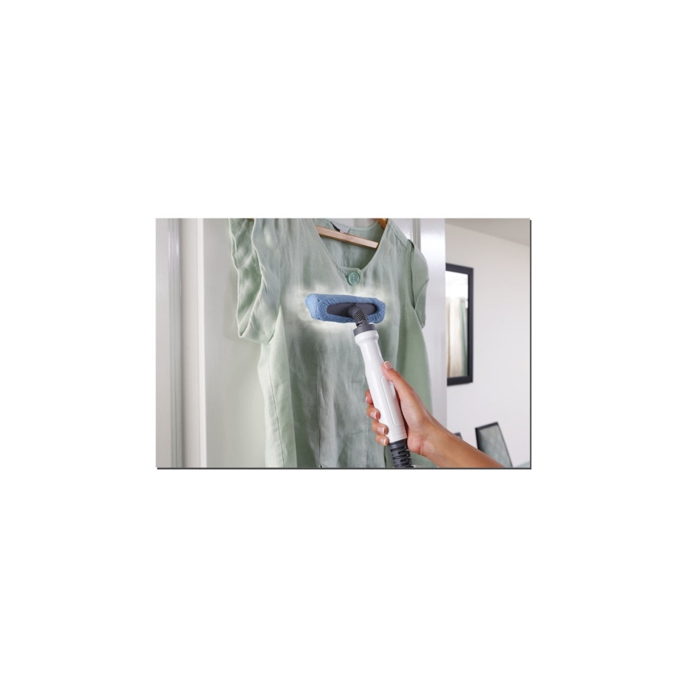 Produktbild för BLACK+DECKER FSMH1321 - ångdammsugare - skaft/handhållen - vit/aqua