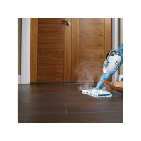 Produktbild för BLACK+DECKER FSMH1321 - ångdammsugare - skaft/handhållen - vit/aqua