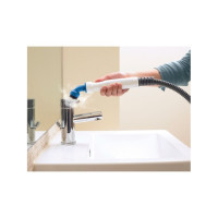 Produktbild för BLACK+DECKER FSMH1321 - ångdammsugare - skaft/handhållen - vit/aqua