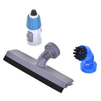 Produktbild för BLACK+DECKER FSMH1321 - ångdammsugare - skaft/handhållen - vit/aqua