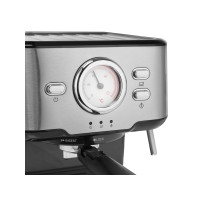 Produktbild för Princess 249412 - kaffemaskin med mjölkskummare - 20 bar - metal steel