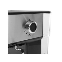 Produktbild för Princess 249412 - kaffemaskin med mjölkskummare - 20 bar - metal steel