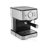 Produktbild för Princess 249412 - kaffemaskin med mjölkskummare - 20 bar - metal steel
