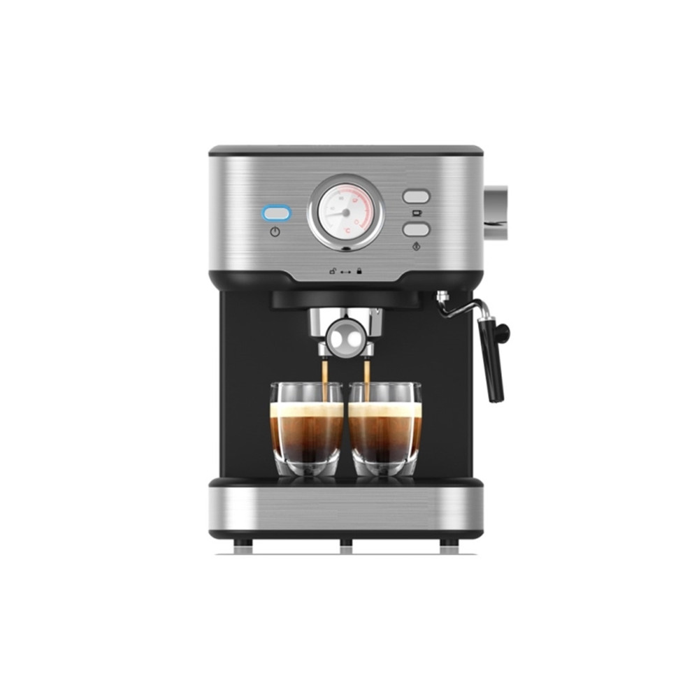 Produktbild för Princess 249412 - kaffemaskin med mjölkskummare - 20 bar - metal steel