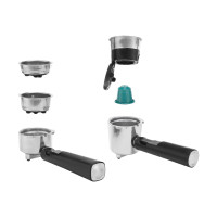 Produktbild för Princess 249412 - kaffemaskin med mjölkskummare - 20 bar - metal steel