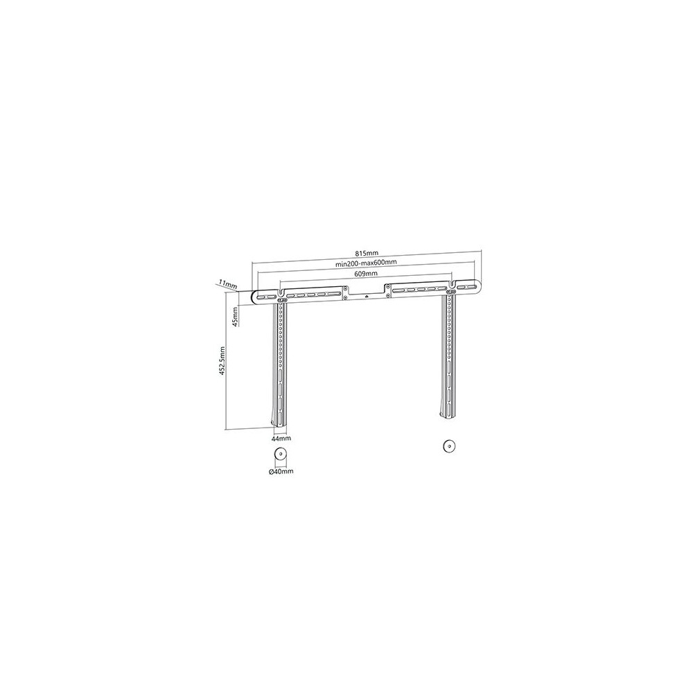 Produktbild för Mywall högtalarställ för soundbar HS9L soundbar bracket mova...