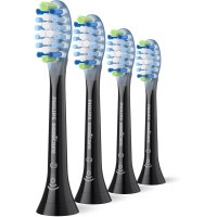 Produktbild för Philips Sonicare C3 Premium Plaque Defence HX9044 - extra tandborsthuvud - svart