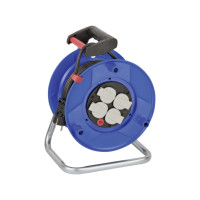 Produktbild för Brennenstuhl BN-HASP02, 25 m, IP44, Plast, Svart, Blå, 4 AC-...