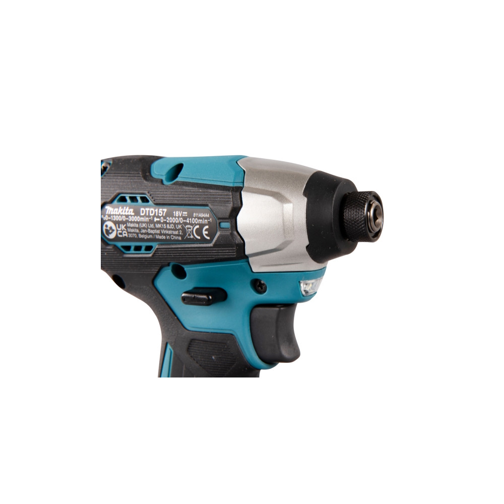 Produktbild för Makita DTD157Z - stötdrivare - sladdlös - 2 hastigheter - inget batteri