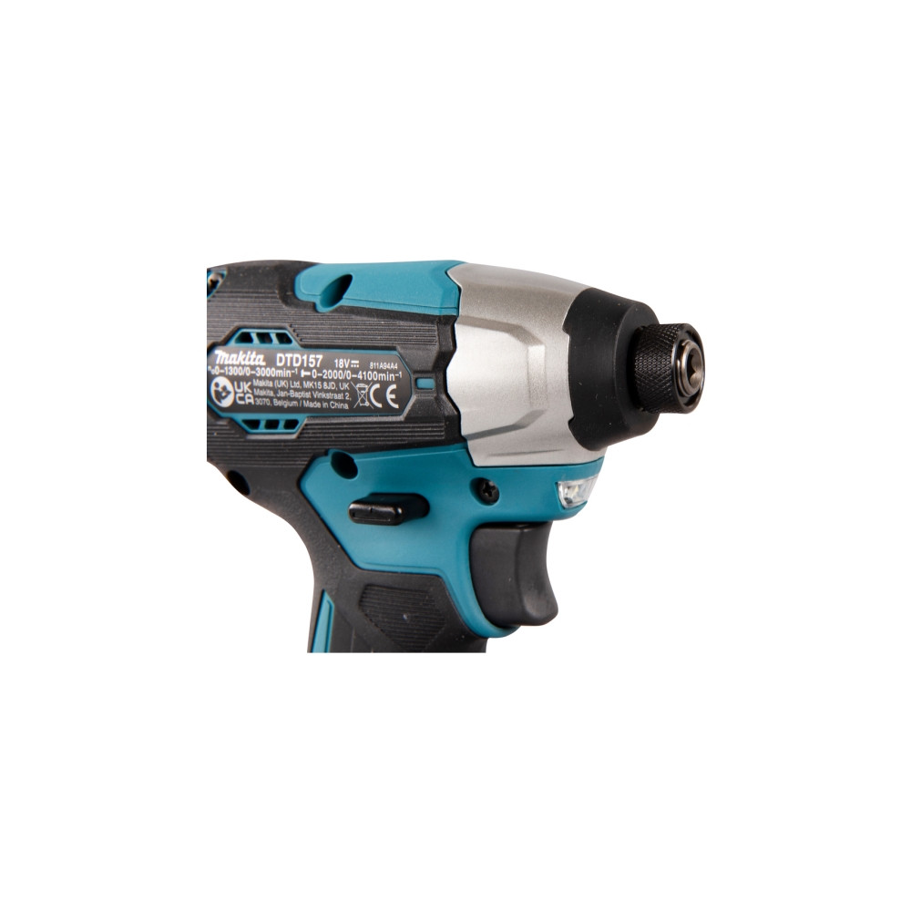 Produktbild för Makita DTD157Z - stötdrivare - sladdlös - 2 hastigheter - inget batteri