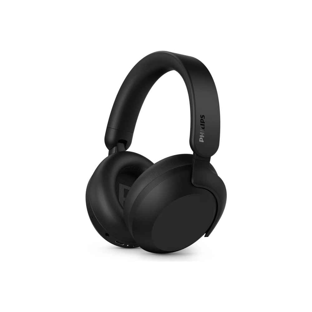 Produktbild för Philips TAH8000EBK - hörlurar med mikrofon - USB-C, 3,5 mm kontakt