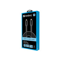 Produktbild för Sandberg - USB typ C-kabel - USB-C till USB-C - 2 m