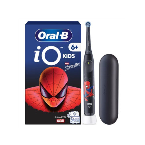 Braun Oral-B iO Kids Spiderman, Barn, Roterande tandborste, Daglig...