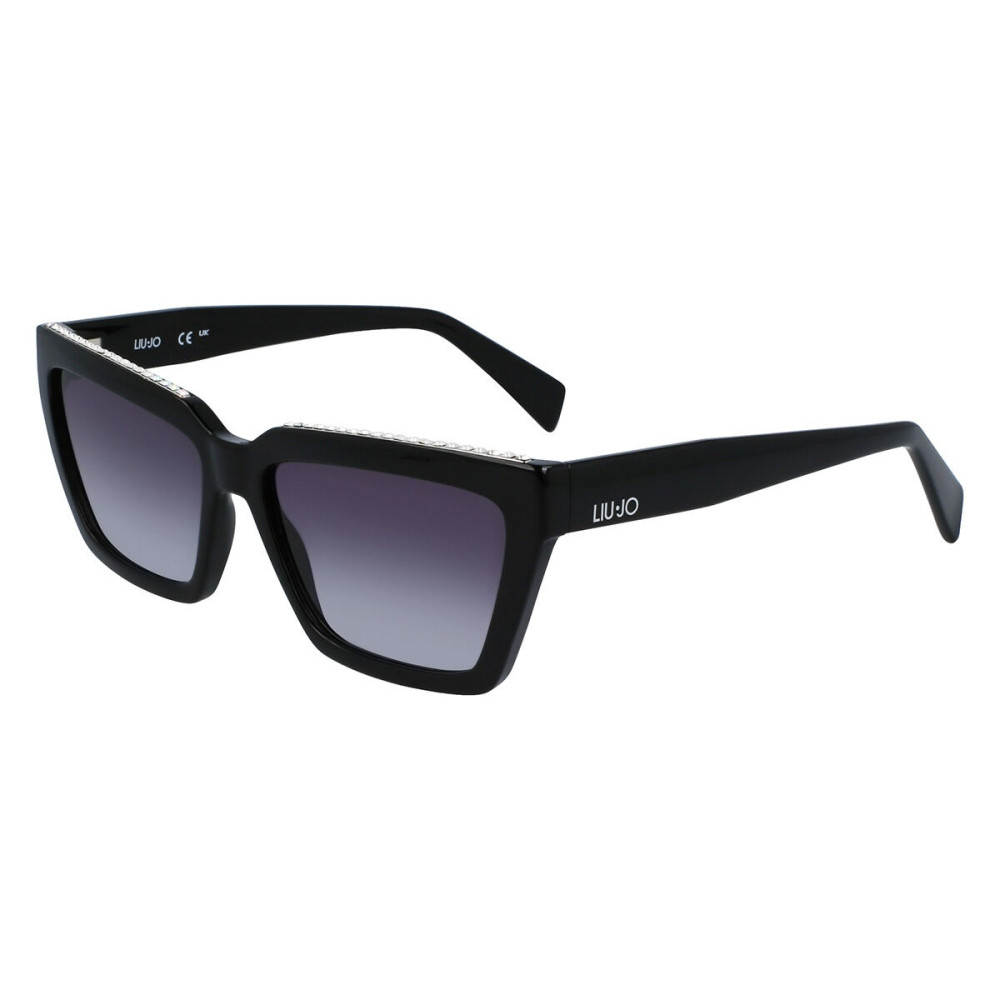 Produktbild för LIU JO LJ793SR-001 - Solglasögon Dam (57/16/140)
