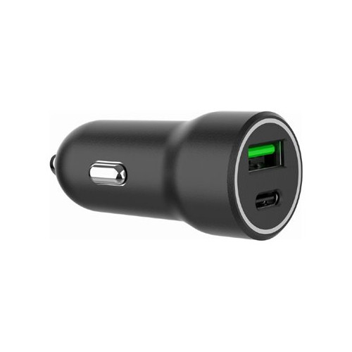 Gembird Gembird strömadapter för bil - USB, USB-C - 20 watt