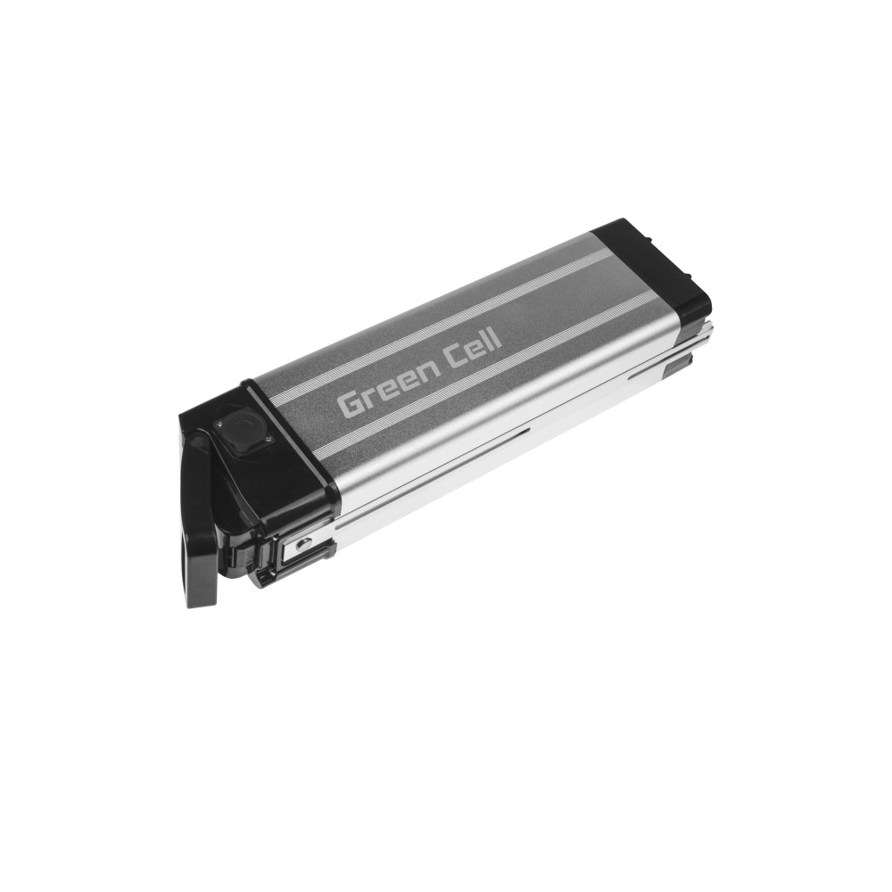 Produktbild för Green Cell batteri - 36V, silverfish - + växelströmsadapter - Li-Ion - 4 stiftkontakt