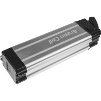 Produktbild för Green Cell batteri - 36V, silverfish - + växelströmsadapter - Li-Ion - 4 stiftkontakt