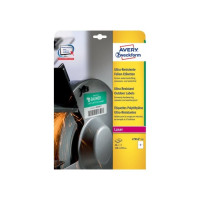 Produktbild för Avery L7916-10 - filmetiketter - 20 etikett (er) - A5