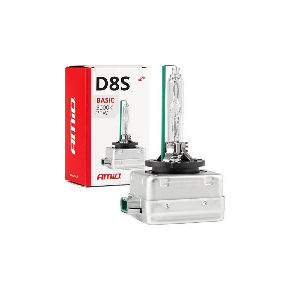 Produktbild för AMiO xenon filament hid xenon D8S 25W 5000K AMiO BASIC AMIO-...