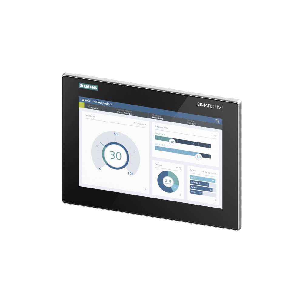 Produktbild för SIMATIC HMI MTP1200, Unified Comfort Panel, pekskärm, 12,1"...