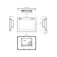 Produktbild för SIMATIC HMI MTP1200, Unified Comfort Panel, pekskärm, 12,1"...