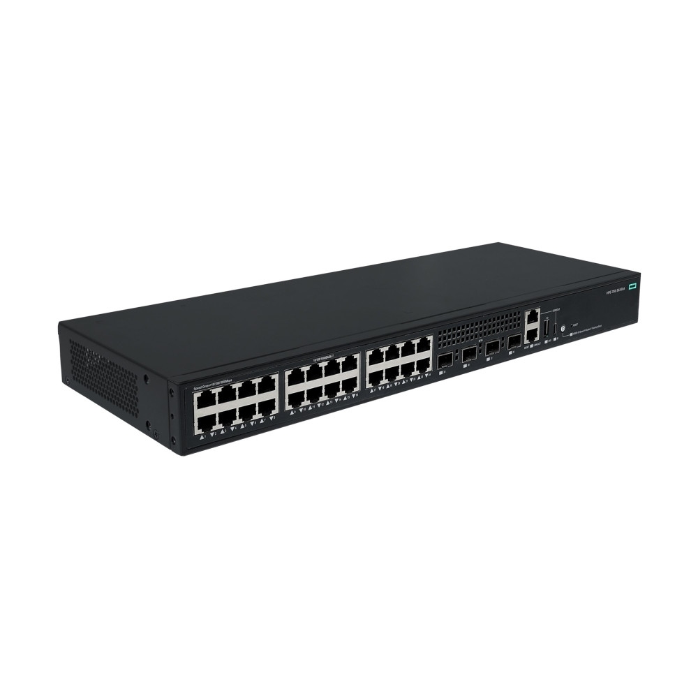 Produktbild för HPE Networking Comware 2150 24p 10M/100M/1G 4p SFP+ 1G/10G - switch - 24 portar - Administrerad - rackmonterbar